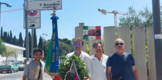 L’Amministrazione Comunale omaggia Paolo Borsellino e la sua scorta