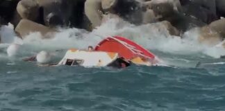 Il peschereccio “Morfeo” urta in piena notte la diga del porto e affonda: in salvo i 4 marittimi