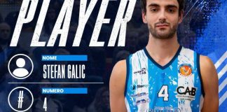 Stefan Galic è un nuovo giocatore della Dai Optical Virtus Molfetta